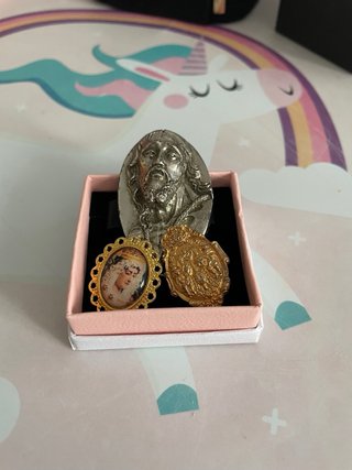 Lote Bisutería Corazón Malakita y Anillo