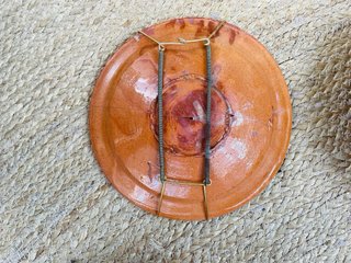 9 platos antiguos de terracota