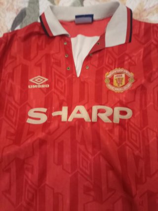 Camiseta Manchester United 1994 Umbro Roja
