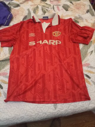 Camiseta Manchester United 1994 Umbro Roja