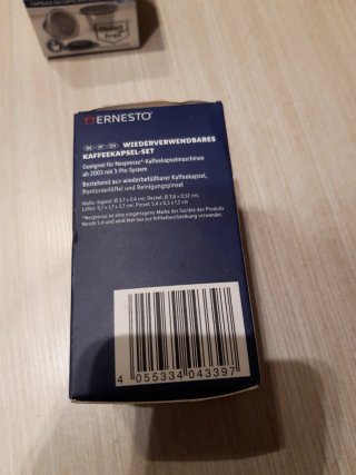 Cápsulas de café reutilizables Ernesto