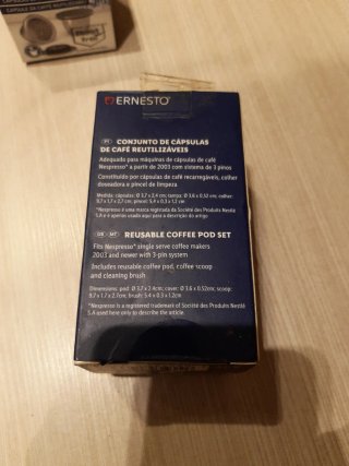 Cápsulas de café reutilizables Ernesto