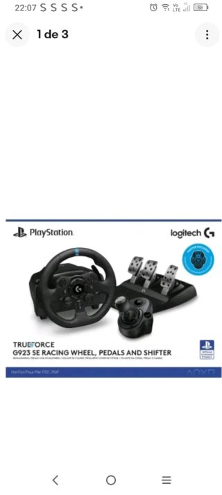 Volante Logitech G923 SE con Pedales y Palanca