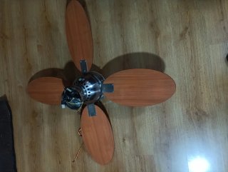 Ventilador de techo madera