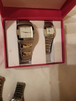 Set de 2 Relojes Cuarzo Plata