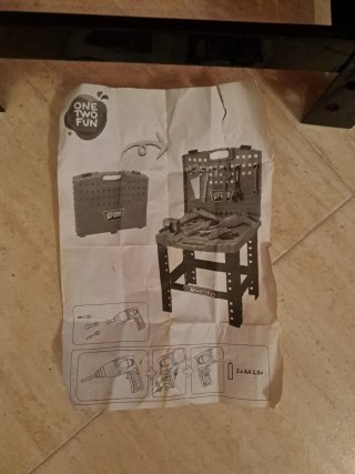 Valigetta-tavolo da lavoro per bambini