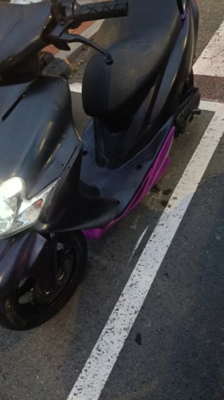 Yamaha Jog 50 RR Scooter Negra/Morada