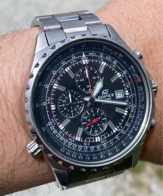 Casio Edifice EF-527D-1AVEF Cronógrafo Acero