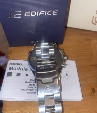Casio Edifice EF-527D-1AVEF Cronógrafo Acero