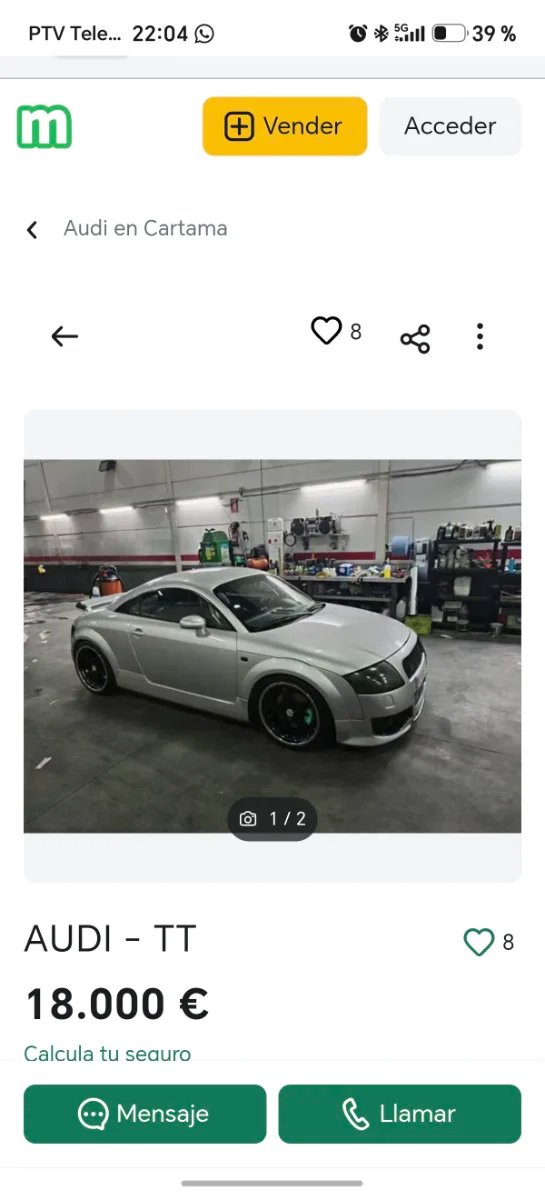 Audi TT 2000 - foto 1