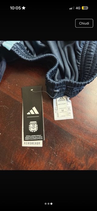 Tuta Polo Argentina M Bianca-Blu Mondiali