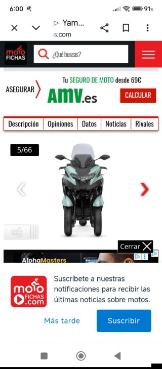 Yamaha Tricity 300 - 100km