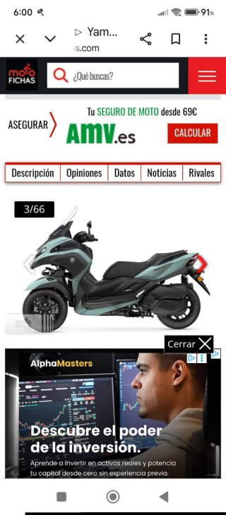 Yamaha Tricity 300 - 100km