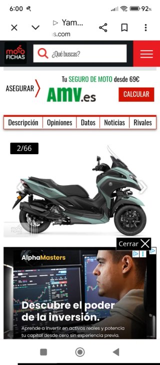 Yamaha Tricity 300 - 100km