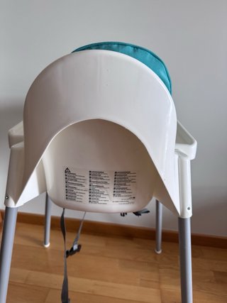 Trona Ikea Antilop con bandeja y cojín