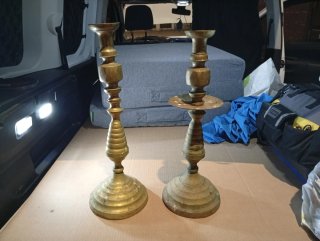 Portavelas de Bronce oh Candelabros  Vintage