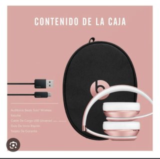 Auricolari Beats in elegante finitura rosa dorato e bianco