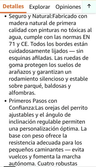 TOTALMENTE NUEVO (precintado) p.v.p. 62€ Andador