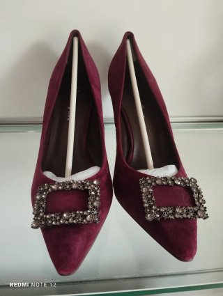 Zapatos Alma en Pena Talla 41 burdeos