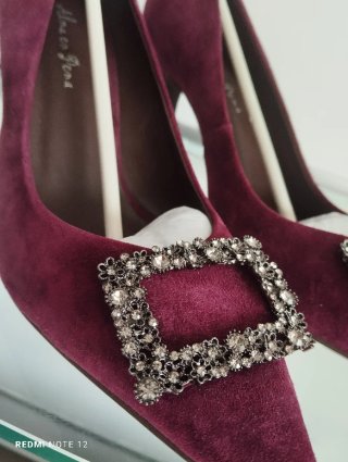 Zapatos Alma en Pena Talla 41 burdeos