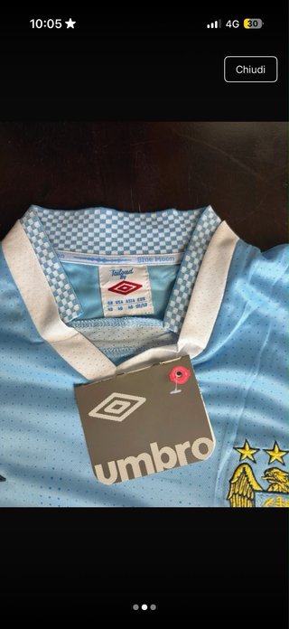 Maglia Manchester City Balotelli 45 L Umbro