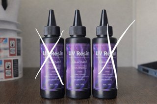 Resina UV transparente de 100 g