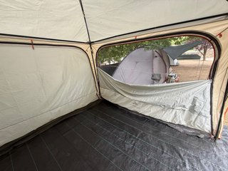 Carpa Quechua Beige y Blanca