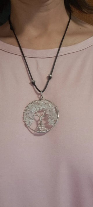 Collar Árbol de la Vida con Cristales