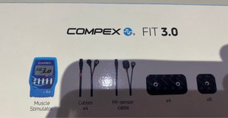 Compex Fit 3.0 Electroestimulador Azul