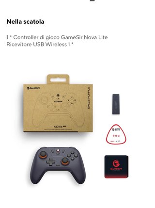 Controller GameSir T4 Nova Lite Switch Compatibili