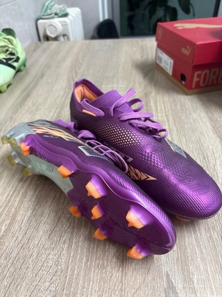 Botas de fútbol New Balance Morado Naranja