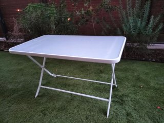 Mesa de exterior plegable