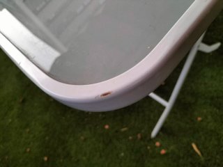 Mesa de exterior plegable