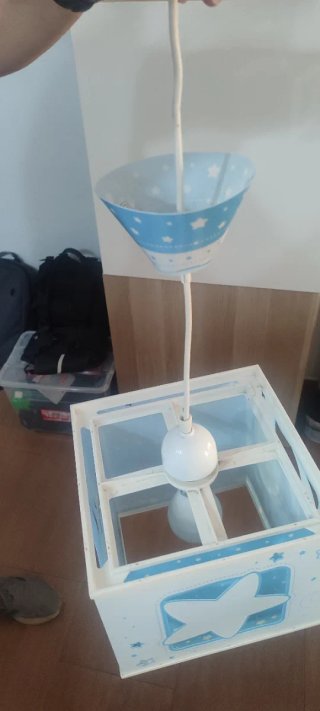 Lámpara infantil luna y estrellas