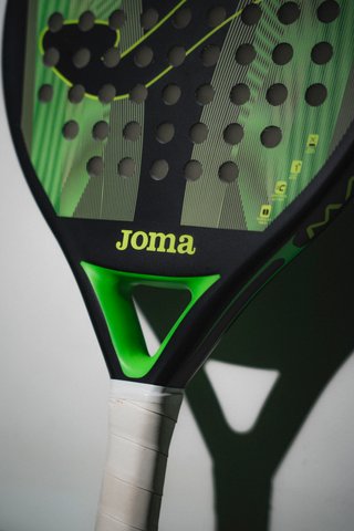 Pala Padel Joma Master Negro/Verde Flúor