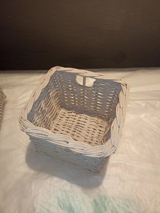 - Cestas de mimbre Artesanales .!!! OFERTA .!!!
