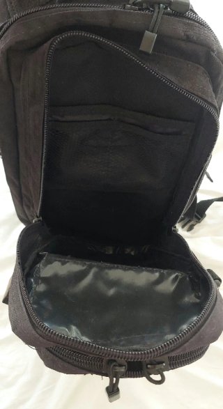 Mochila Táctica Mil-Tec Negra 20L
