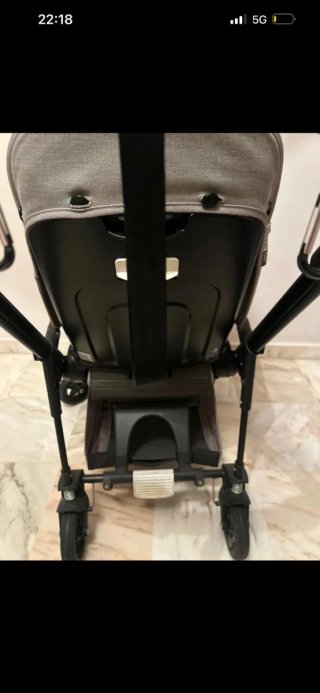 Silla de paseo Bugaboo Bee 5 Gris con chasis negro