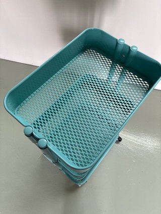 Carrito IKEA RÅSKOG turquesa 3 bandejas