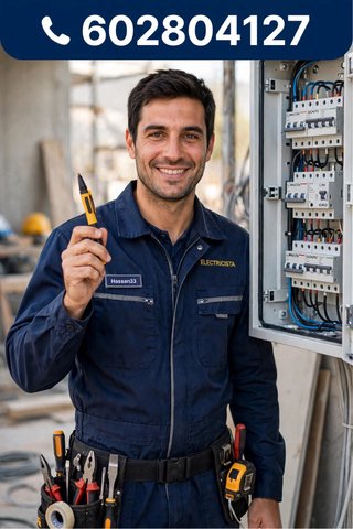 Electricista profesional a domicilio