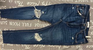Vaqueros Pull&Bear desgastados azules