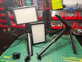 Pack 2 Luces LED Video 5600K USB