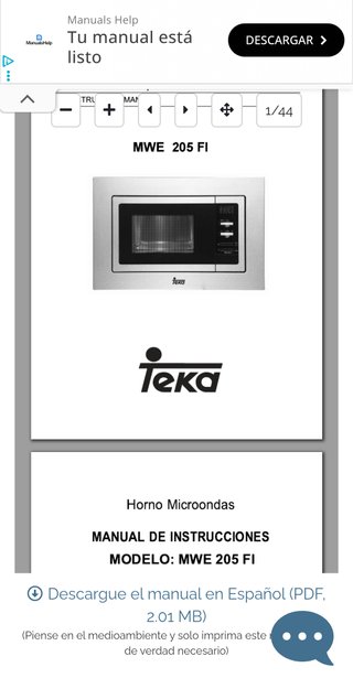 Microondas Teka MWE 205 FI