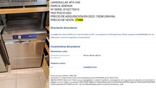Lavavajillas Edenox AFG-540
