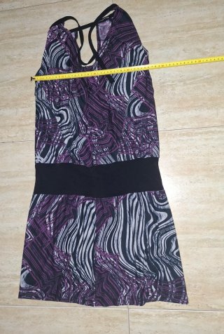 T36 Stradivarius, vestido estampado halter