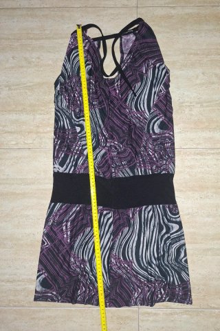 T36 Stradivarius, vestido estampado halter