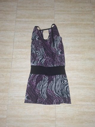 T36 Stradivarius, vestido estampado halter