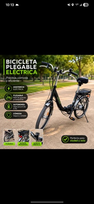Bicicleta Eléctrica Plegable 20"