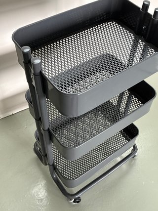 Carrito IKEA RÅSKOG gris oscuro