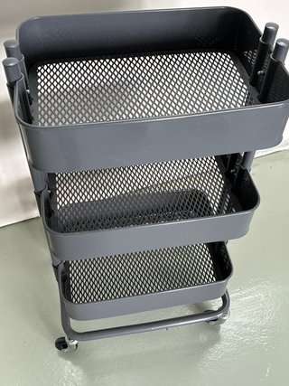 Carrito IKEA RÅSKOG gris oscuro
